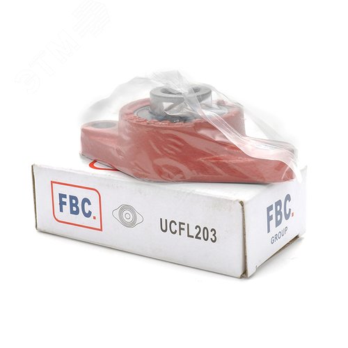 Подшипниковый узел UCFL203 (UC203+FL203) FBC (ГОСТ)