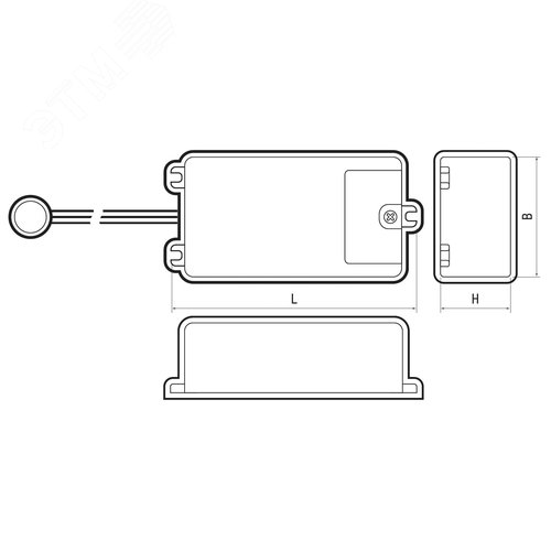 Датчик движения PMS-IR 050 500W 230V 30 WH IP20