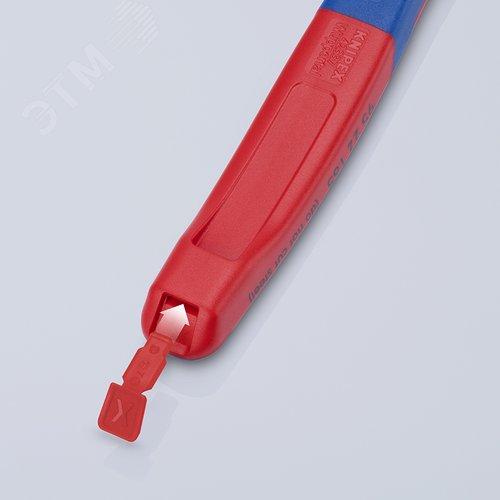 Клипса цветная, красная, 10 шт, для маркировки инструмента KNIPEX, ColorCode Clip
