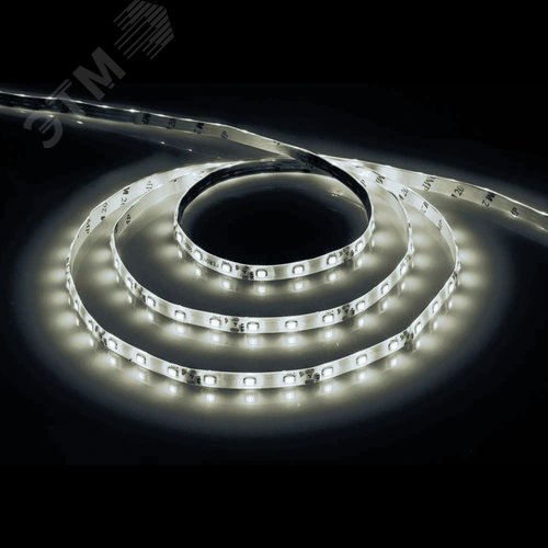 Лента светодиодная 4.8Вт/м 12В 4000К IP65 60LED/м LS604