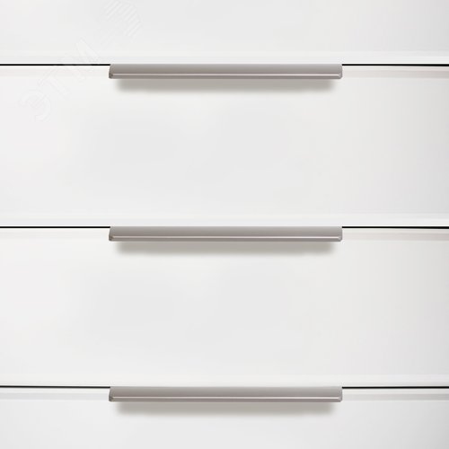 Ручка-профиль мебельная StahlBuro A305-128 2шт., SN матовый никель