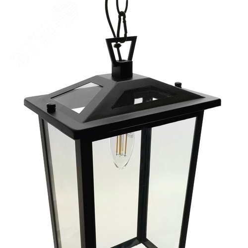Светильник НСУ-60w цепь Е27 IP44 черный