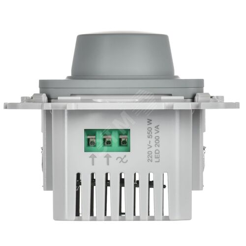 FLITE Светорегулятор проходной TRIAC 550Вт СС26-5-12-ФлС серый