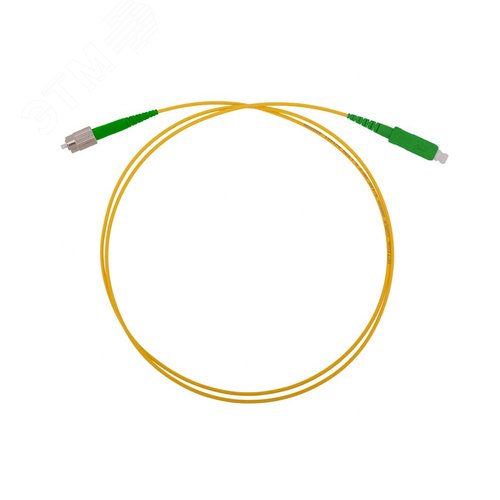 Патч-корд оптический ШОС-SM/2.0 мм-FC/APC-SC/APC-1.0м HS