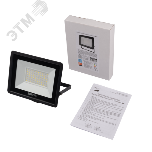 Прожектор светодиодный PFL LV 50w холодный DC12-48V/AC12-48V 6500K 4500Лм IP65Jazzway