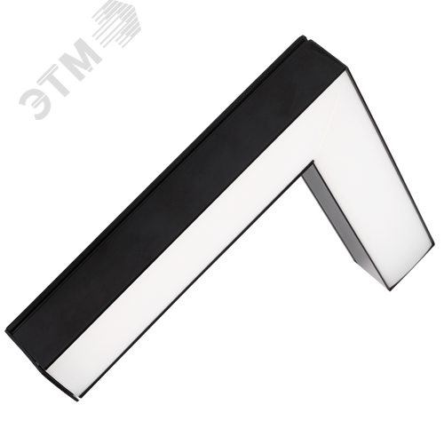Светильник светодиодный PRO+ ДПО-02L 16W 4000K 1600Лм BLACK L-обр. для реечных потолков IP40 Jazzway