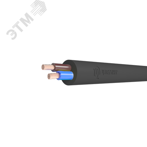 Провод ПВСнг(А)-LS 2х1,5 ч (100 м) ТРТС