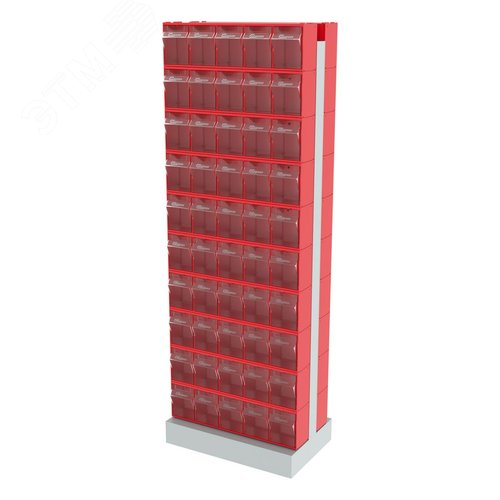 Стойка двусторонняя напольная (605х380х1650)
