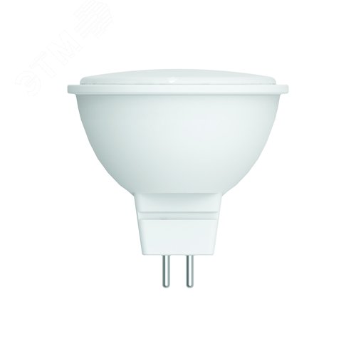 Лампа светодиодная диммируемая Форма ''JCDR'' матовая Теплый белый свет 3000K LED-JCDR-7W/3000K/GU5.3/FR/DIM/SLS