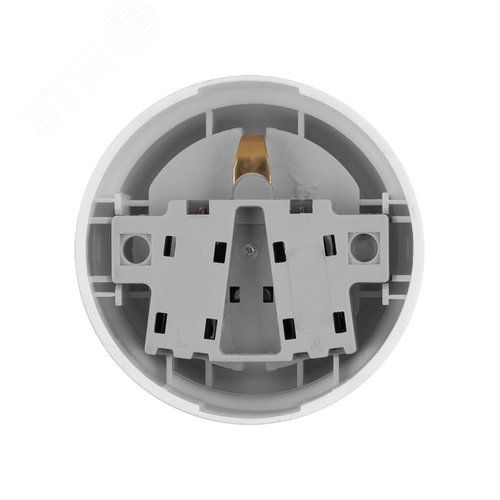 Розетка 2П+З открытой установки IP20 16А белая Ретро TDM