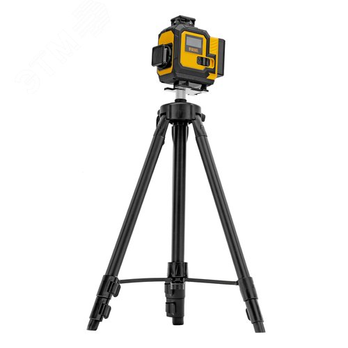Лазерный уровень мультипризменный DLV 360-4T, 30 м, зеленый луч, Li-Ion 2,4 Aч, штатив