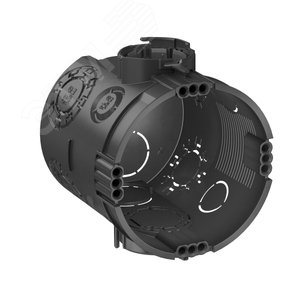 Коробка монтажная для твердых стен увеличенной глубины диам.60mm, H66mm, без галогена, 7 вводов, IP30