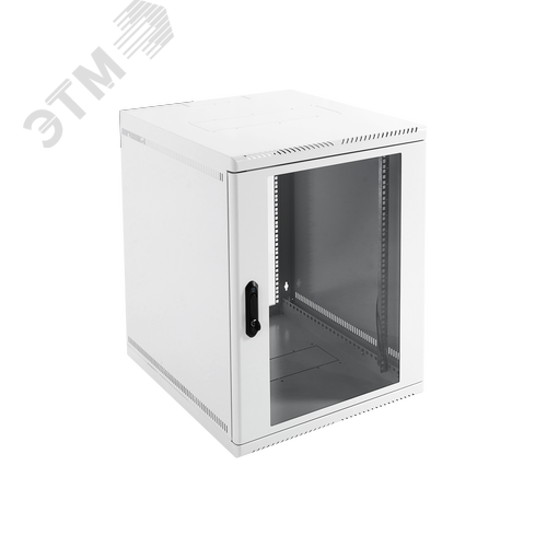 Шкаф телекоммуникационный настенный сварной 12U (600 х 500) съёмные стенки, дверь стекло, чёрный