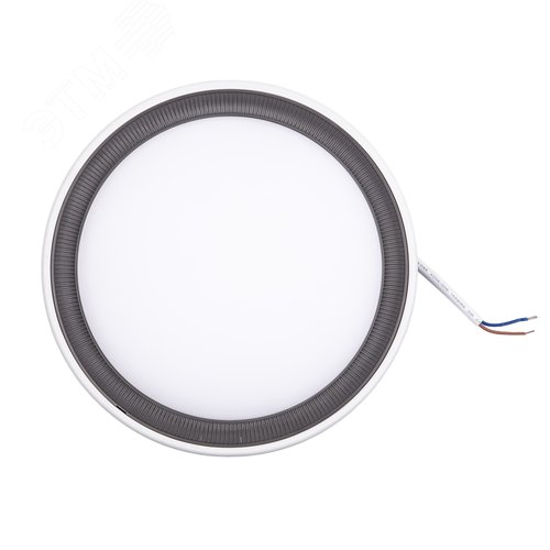 Светильник светодиодный ULW-Q281 24W/6500K/F20 IP65 WHITE влагозащищенный. Круг. Дневной свет (6500K). 225?40 мм. Корпус белый. Цвет рамок (в/к): золотистый, графит. ТМ Volpe