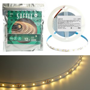 Лента светодиодная 6Вт/м 12В 3000К IP20 60LED/м SST01