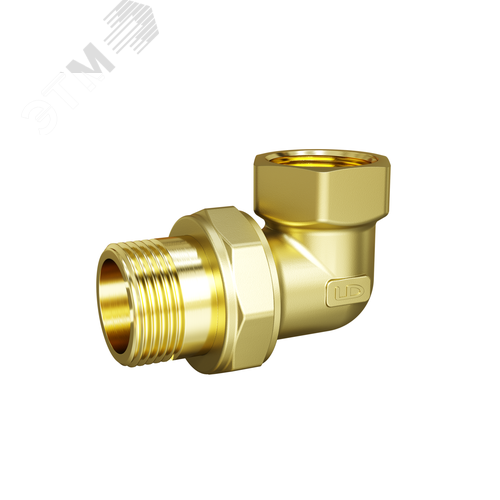 Сгон разъемный угловой (американка) DN15 (1/2') ВР/НР латунь