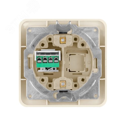 Розетка TФ (RJ-11) сл. кость Валдай TDM