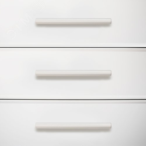 Ручка-скоба мебельная StahlBuro AP2315-128 2шт., W матовый белый хром