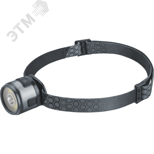 Фонарь светодиодный NPT-H47-ACCU 1 LED, 3 Вт + 1 COB, 1 Вт налобный аккумуляторный