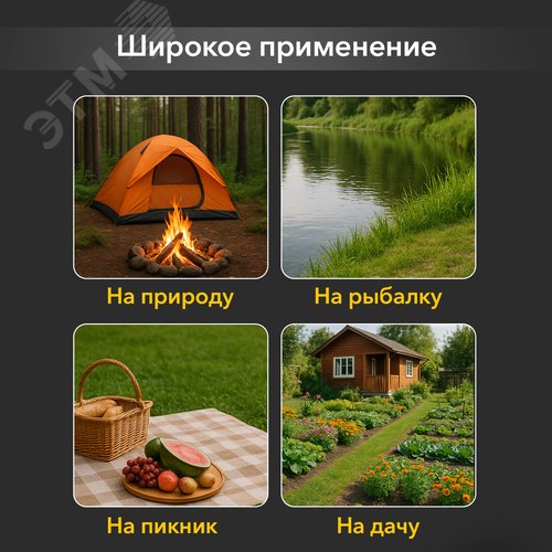 Генератор инверторный KR1200I, 1,2кВт, 230В, 2л, закрытый корпус, ручной старт