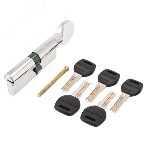 Цилиндровый механизм АЛЛЮР HD FG 80-5К CP (40x40G) хром