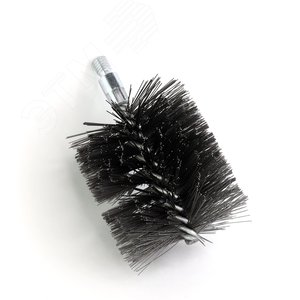 Щетка ерш Д101х100х160, сталь 0,50, 1/2'' BSW очистка котлов теплообменников дымоходов труб отверстий