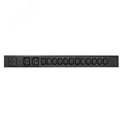 Блок розеток для шкафов, вертикальный, 6 розеток IEC 320 C19, 36 розеток IEC 320 C13, 3 фазы, 32А