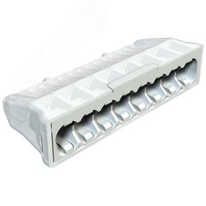 Клемма OBO пружинная 8x2,5 мм2 (упаковка 2 шт.,серая)
