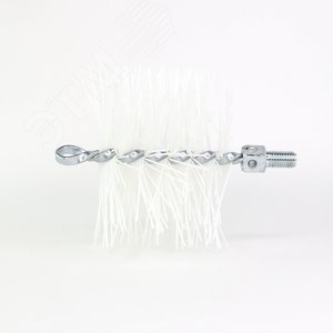 Щетка ерш Д120х95х160, нейлон 1,20, М12 очистка котлов теплообменников дымоходов труб отверстий
