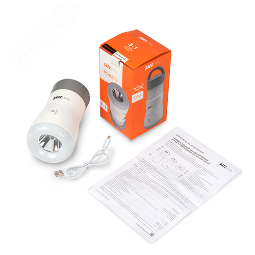 Фонарь светодиодный кемпинговый крючок для подвешивания белый Accu5-L1W/L10/L14-wh