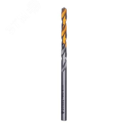 Сверло спиральное по металлу 4 x 75мм, Р6М5, Golden Tip