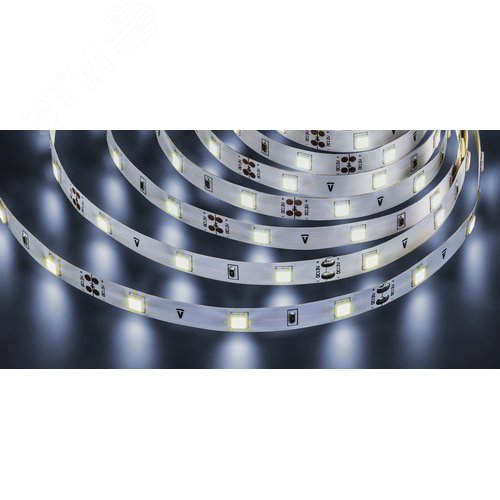 Лента светодиодная 7.2Вт/м 12В 6000К IP20 30LED/м NLS-5050-Pro 5м