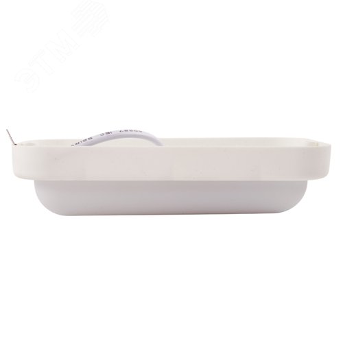 Светильник светодиодный ULW-Q228 12W/6500K IP65 WHITE влагозащищенный. Прямоугольник. Дневной свет (6500K). 160?85?35мм. Корпус белый