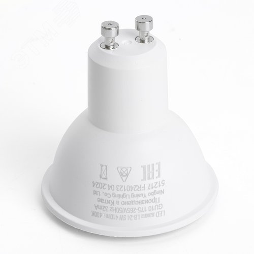 Лампа светодиодная LED 5вт 230в GU10 дневной