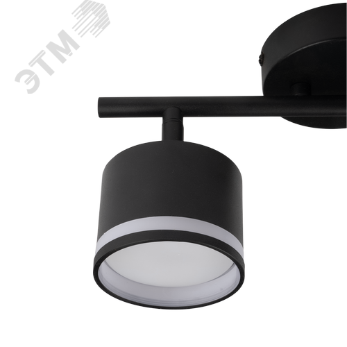 Светильник декоративный ДПО 0702 2xGX53 черный 230V IP20 JazzWay