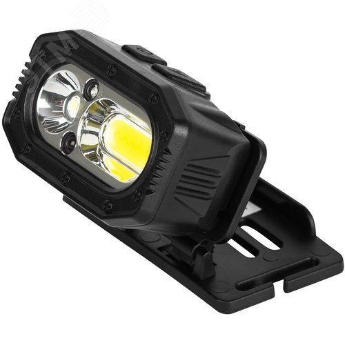 Фонарь налобный светодиодный GA-814 аккумуляторный 5 Вт COB + 5 Вт LED 5 режимов сенсорное управление