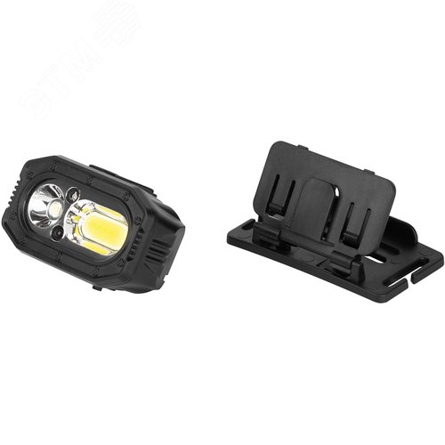 Фонарь налобный светодиодный GA-814 аккумуляторный 5 Вт COB + 5 Вт LED 5 режимов сенсорное управление