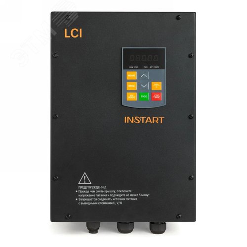 Преобразователь частоты LCI-G18.5-4B IP55,18.5кВт, 37А, 3~342-440В, тормозной модуль, ЭМС С3, Modbus RTU(RS-485), 2-х строчная LED панель