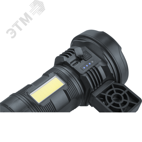 Фонарь светодиодный NPT-SP39-ACCU прожектор/кемпинг 1 LED, 3Вт + 1 COB, 5Вт
