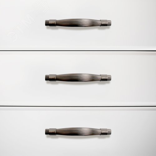 Ручка-скоба мебельная StahlBuro C2518-96 2шт., AS состаренное серебро