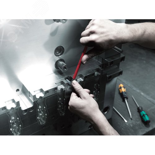 Набор Г-образных ключей с шаром 1.5 - 10 мм 9 предметов. 950/9 Hex-Plus Multicolour BlackLaser 1