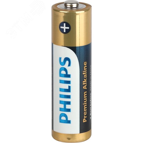 Элемент питания алкалиновый LR6M4B/51 АА 1,5v 4 шт. LR6-4BL Premium Philips Power
