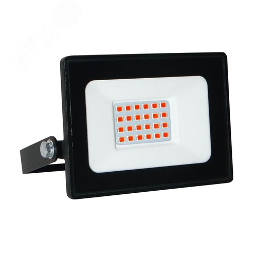 Прожектор светодиодный 20 Вт красный свет черный корпус Volpe ULF-Q517 20W/RED IP65 220-240V BLACK