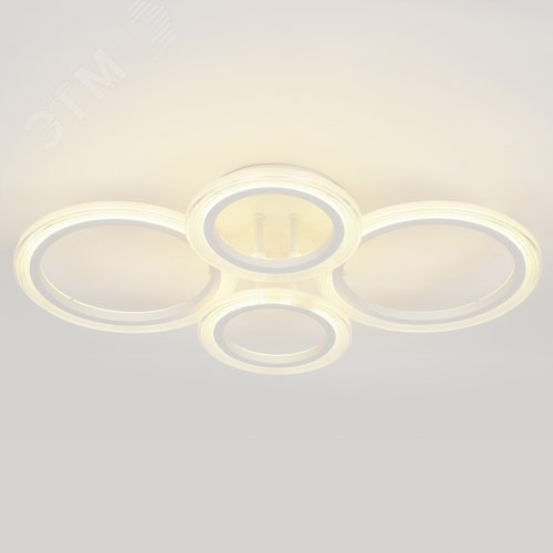Светильник светодиодный потолочный ДПБ-59Вт 3285Лм Модерн Ring CLL-1-59-RC WH