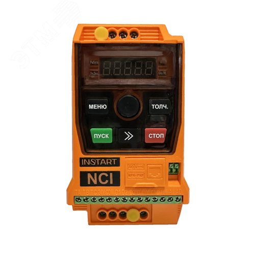 Преобразователь частоты NCI-G2.2/P4.0-4B 2.2/4кВт (G/P режим), 5.1/9А (G/P режим), торм.модуль, встроенная панель(сьемная-опция), IP20, Modbus RTU