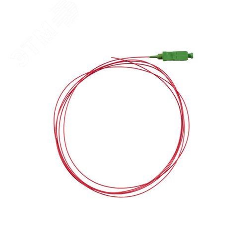 Пигтейл ШОС-S7/0.9мм-SC/APC-p/t -1.0м (G657)