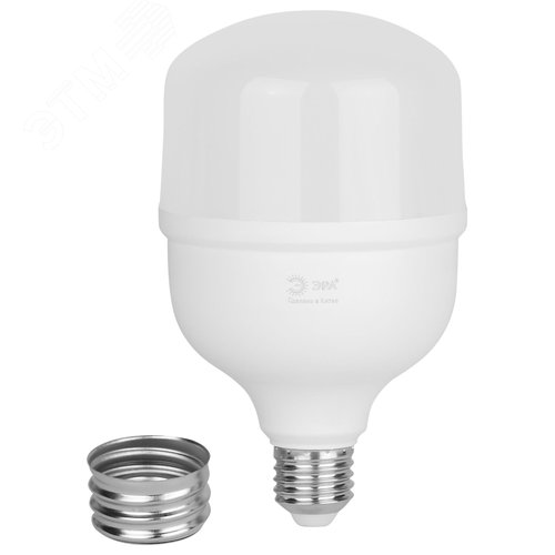 Лампа светодиодная высокой мощности LED 60 Вт 6000Лм 4000К T100 нейтральный E27/E40 (переходник) 170-265В LED POWER T100-60W-840-E27/E40 Green Line