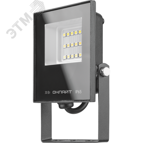 Прожектор светодиодный ДО-30w OFL-03-30-6.5K-BL-IP65-LED