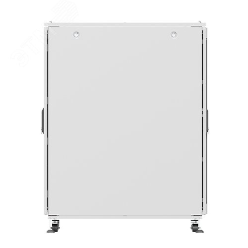 Шкаф напольный разобранный 19'' IT-CQE-N 24U 600x1000 мм, крыша с вырубкой, сплошная металл и сплошная металл, одинарные боковые панели, серый RAL7035