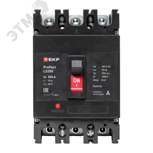 LS250 25кА 3P 200А ProPact EKF